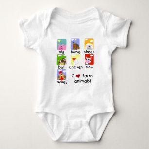 Vieh-T-Shirts und Geschenke Baby Strampler
