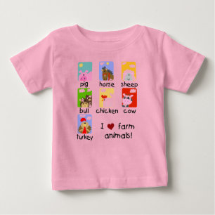 Vieh-T-Shirts und Geschenke Baby T-shirt