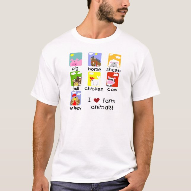 Vieh-T-Shirts und Geschenke T-Shirt (Vorderseite)