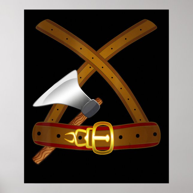 Viehkostüm Halloween Belt Ax Easy Cosplay Out Poster (Vorne)