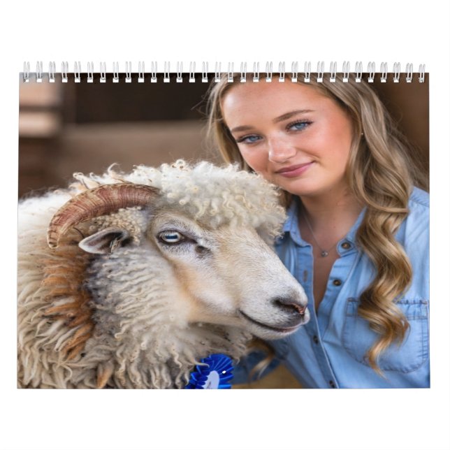 Viehschau-Schaf-Foto-Anpassung Kalender (Titelbild)
