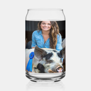 Viehschau Schweine Foto Anpassen Dosenglas