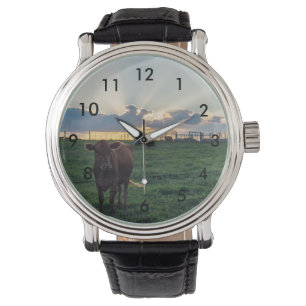 Viehzucht Sunset Armbanduhr