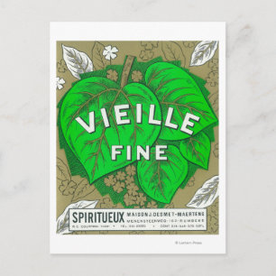 Vieille Fine Wine LabelEurope Postkarte