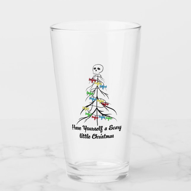 Viel Beängstigendes Weihnachten! Glas (Vorderseite)