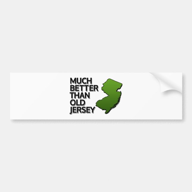 Viel besser als das alte Jersey Autoaufkleber (Vorne)