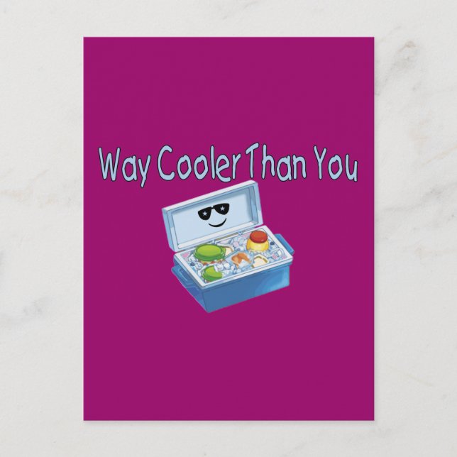 Viel Cooler als du Postkarte (Vorderseite)