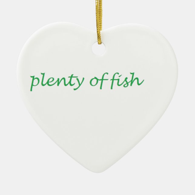 viel der Fische Keramik Ornament (Vorne)