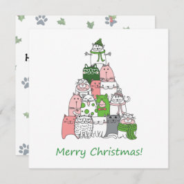 Viel Furry, ein kleines Weihnachtsfest! Feiertagskarte