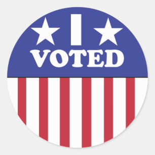 viel Geld wird für die Abstimmung ausgegeben, die  Runder Aufkleber