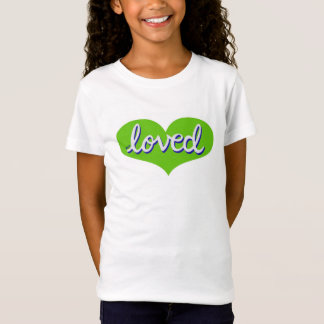 Viel geliebt - angepasste Mädchen T-Shirt