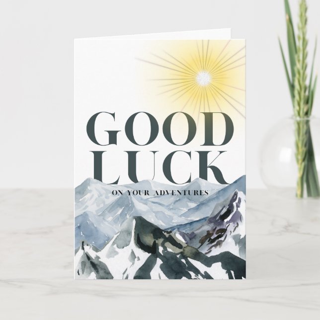 Viel Glück auf Ihrer Adventskarte Dankeskarte (Vorderseite)