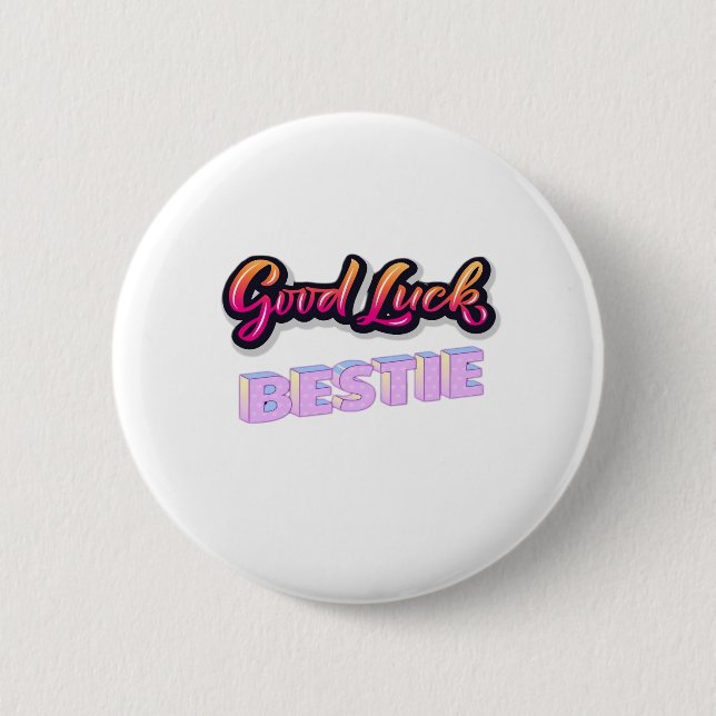 Viel Glück Bestie Button (Vorderseite)