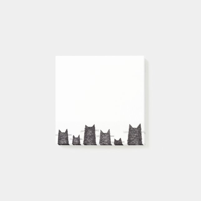 Viel Glück bezaubert 3" x 3" Post-Itanmerkungen Post-it Klebezettel (Vorderseite)