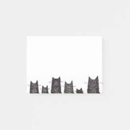 Viel Glück bezaubert 4" x 3" Post-Itanmerkungen Post-it Klebezettel