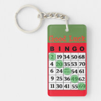 Viel Glück BINGO Charme-Schlüsselkette
