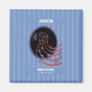 Viel Glück, Black Music Circle Magnet