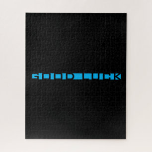 Viel Glück Blue Black Hard Tricky Challenging Evil Puzzle