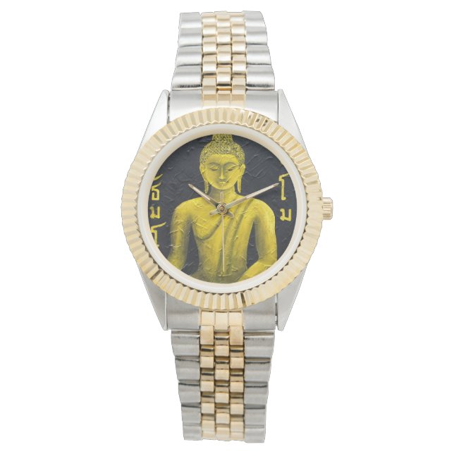 Viel Glück Buddha Watch Armbanduhr (Vorderseite)