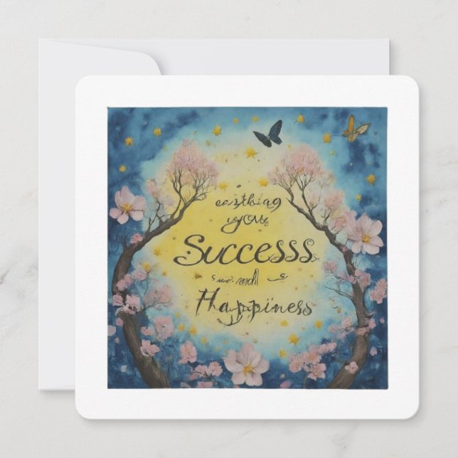 Viel Glück-Card (Vorderseite)