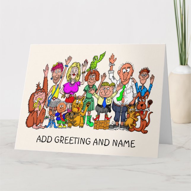 Viel Glück-Card Karte (Vorderseite)