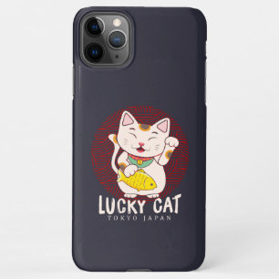 Viel Glück Charm Lucky Cat Maneki Neko Asian iPhone 11Pro Max Hülle