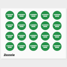 Viel Glück Classic Round Sticker