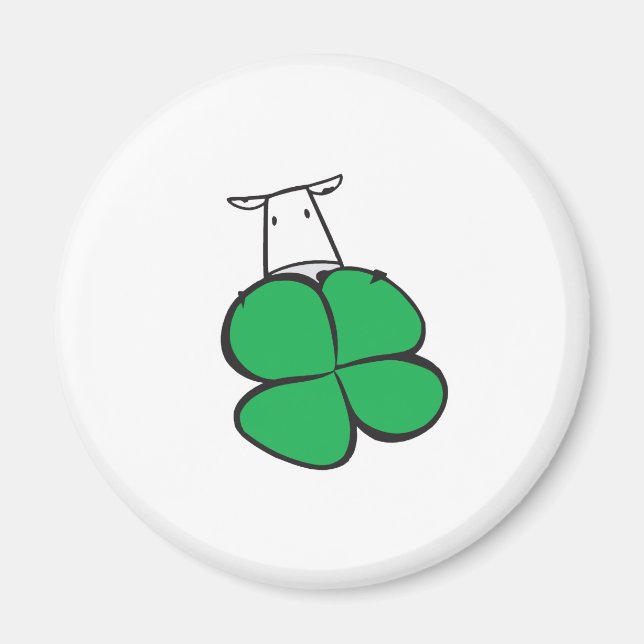 Viel Glück Cloud Cow Magnet (Vorne)