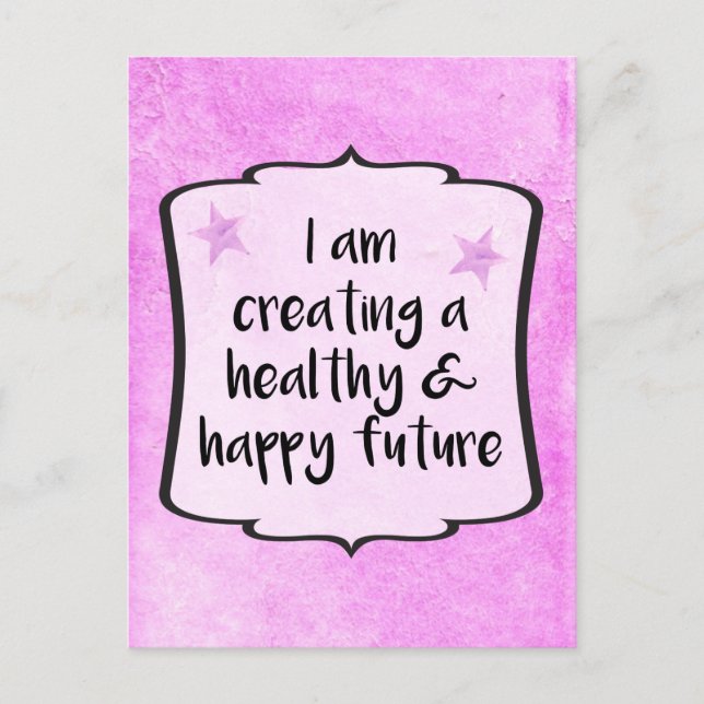 Viel Glück Diät Gewichtsverlust Schlanker Club Erf Postkarte (Vorderseite)