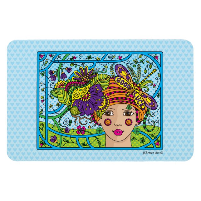 Viel Glück_Flexible Magnet 6"x4" (Horizontal)