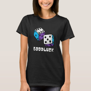 Viel Glück Game Night Retro Casino Spielkasino Cas T-Shirt