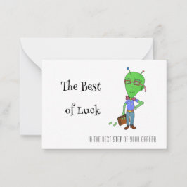 Viel Glück Gratulationen Cards für neue Arbeit Mitteilungskarte