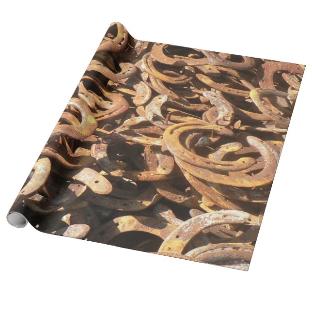 viel Glück, Hufeisen Geschenkpapier (Ungerollt)