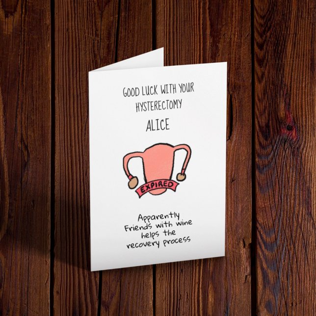 Viel Glück Hysterektomie Erholung Karte (Von Creator hochgeladen)