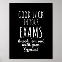 viel Glück in Ihren Prüfungen