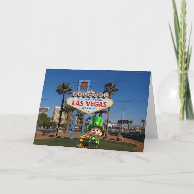 Viel Glück in Vegas. Karte (Vorderseite)