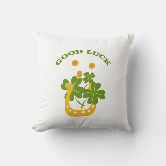 Viel Glück Kissen (Vorderseite)