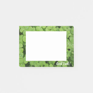 Viel Glück Kleeblatt Kleeblatt Art Post-it-Notizen Post-it Klebezettel