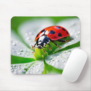 Viel Glück Ladybug Mousepad