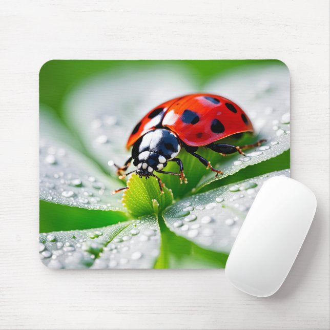 Viel Glück Ladybug Mousepad (Mit Mouse)