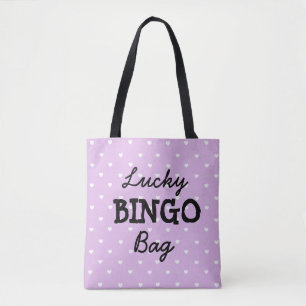Viel Glück LILA BINGO Tasche