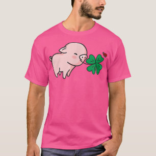 Viel Glück - Lucky Charm Piglet Pig Ladybird Four- T-Shirt