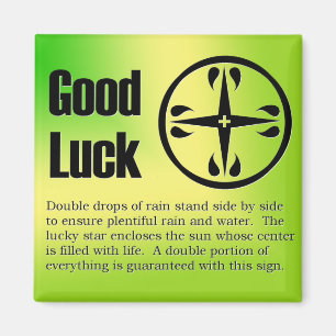 Viel Glück-Magnet Magnet