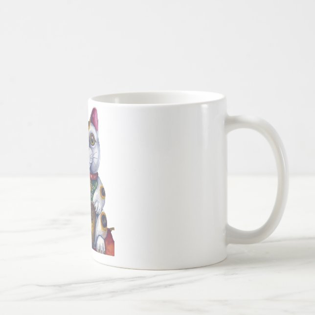 Viel Glück Maneki Neko Tasse (Rechts)