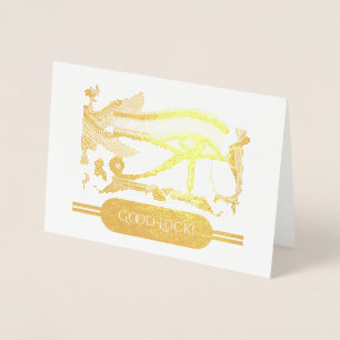 Viel Glück mit Horus-viel Glück-Charme Folienkarte