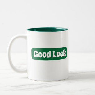 Viel Glück Motivierend Zweifarbige Tasse