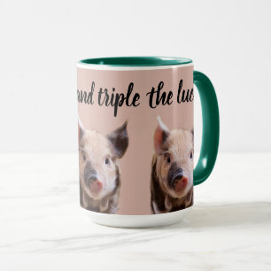 Viel Glück Pigs Combo-Tasse Tasse
