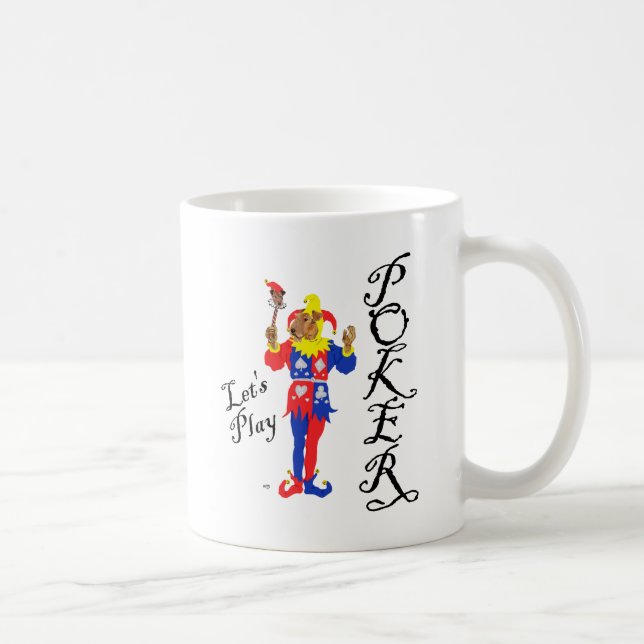 Viel Glück Poker Terrier Tasse (Rechts)