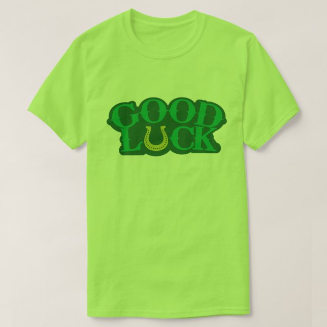 Viel Glück St Patrick's Day T-Shirt (Design vorne)