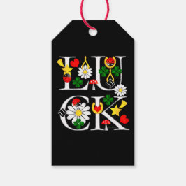 Viel Glück-Tag Geschenkanhänger